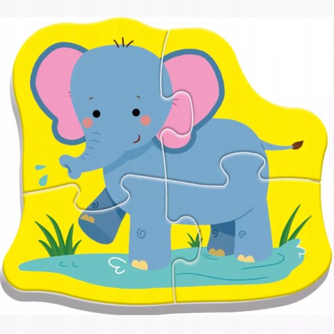 Puzzle Baby Classic Zwierzątka na safari TREFL 36073 Puzzle Baby Classic Zwierzątka na safari TREFL 36073