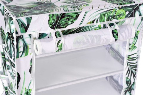 Szafka tekstylna na buty Mona Monstera białozielona Szafka tekstylna na buty Mona Monstera białozielona
