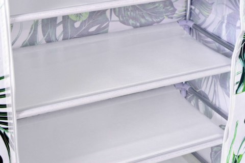Szafka tekstylna na buty Mona Monstera białozielona Szafka tekstylna na buty Mona Monstera białozielona