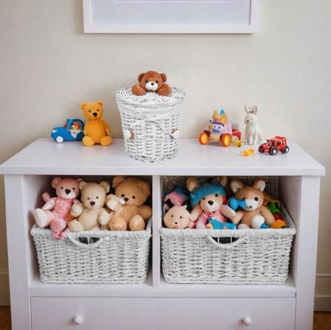 Kosz wiklinowy Miś 15L