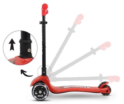 Milly Mally Milly Mally Scooter Sparky Red