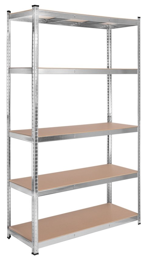 Regał stalowy magazynowy 200kg 5 poziomów 205x120x45 cm ocynkowany Regał stalowy magazynowy 200kg 5 poziomów 205x120x45 cm ocynkowany