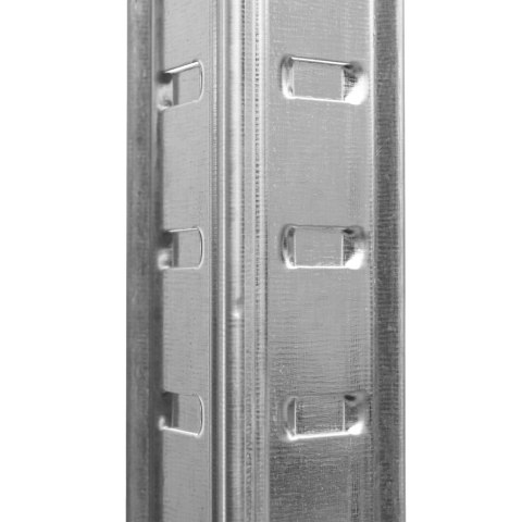 Regał stalowy magazynowy 200kg 5 poziomów 205x120x45 cm ocynkowany Regał stalowy magazynowy 200kg 5 poziomów 205x120x45 cm ocynkowany