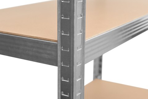 Regał stalowy magazynowy 200kg 5 poziomów 205x120x45 cm ocynkowany Regał stalowy magazynowy 200kg 5 poziomów 205x120x45 cm ocynkowany