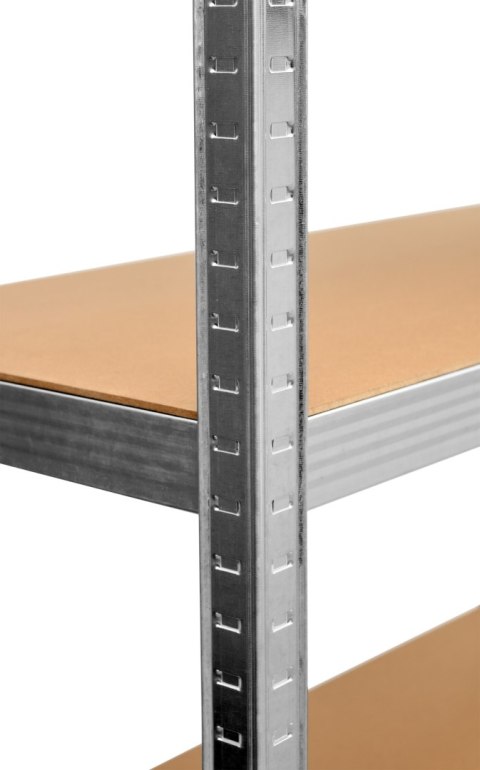 Regał stalowy magazynowy 200kg 5 poziomów 205x120x45 cm ocynkowany Regał stalowy magazynowy 200kg 5 poziomów 205x120x45 cm ocynkowany