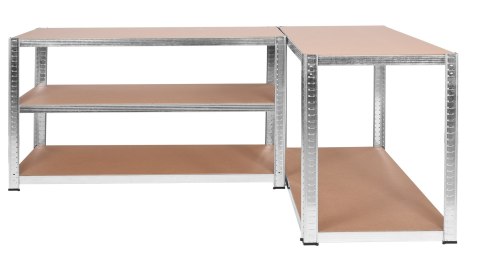 Regał stalowy magazynowy 200kg 5 poziomów 205x120x45 cm ocynkowany Regał stalowy magazynowy 200kg 5 poziomów 205x120x45 cm ocynkowany