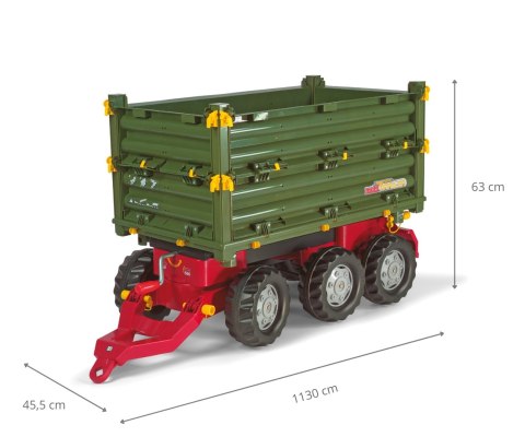 Rolly Toys Rolly Toys 125012 Przyczepa Rolly-Multi Trailer 3-Osie