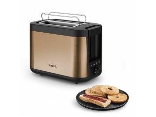 TEFAL Toster | TT430G10 Coppertinto | Liczba gniazd 2 | Materiał obudowy Stal nierdzewna | Złoty