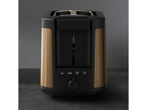 TEFAL Toster | TT430G10 Coppertinto | Liczba gniazd 2 | Materiał obudowy Stal nierdzewna | Złoty TEFAL Toster | TT430G10 Coppertinto | Liczba gniazd 2 | Materiał obudowy Stal nierdzewna | Złoty
