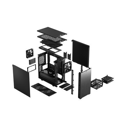 Fractal Design | Define 7 Mini | Black Solid | mATX, Mini-DTX, Mini ITX | Zasilacz w zestawie Nie | ATX Fractal Design | Define 7 Mini | Black Solid | mATX, Mini-DTX, Mini ITX | Zasilacz w zestawie Nie | ATX
