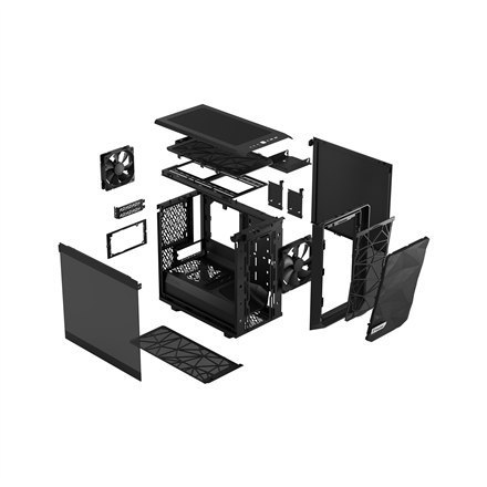 Fractal Design | Meshify 2 Nano | Side window | Black TG dark tint | ITX | Power supply included No | ATX Fractal Design | Meshify 2 Nano | Side window | Black TG dark tint | ITX | Power supply included No | ATX