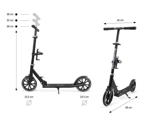 Milly Mally Milly Mally Scooter Ultimate Black Milly Mally Milly Mally Scooter Ultimate Black