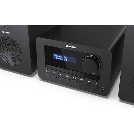 Sharp XL-B520D(BK) Tokyo Hi-Fi Micro System 2.0, FM/DAB/DAB+/USB, CD, Bluetooth 5.0, Aux-in, czarny | Sharp | Tokyo Hi-Fi Micro Sharp XL-B520D(BK) Tokyo Hi-Fi Micro System 2.0, FM/DAB/DAB+/USB, CD, Bluetooth 5.0, Aux-in, czarny | Sharp | Tokyo Hi-Fi Micro