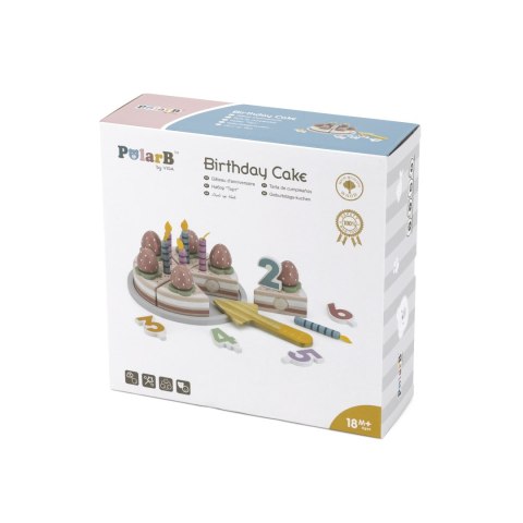 Viga Viga 44060 PolarB Truskawkowy tort urodzinowy do krojenia Viga Viga 44060 PolarB Truskawkowy tort urodzinowy do krojenia