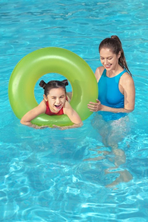 Bestway Bestway 36024 KÓŁKO DO PŁYWANIA NEON 76cm ZIELONE Bestway Bestway 36024 KÓŁKO DO PŁYWANIA NEON 76cm ZIELONE