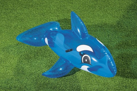 Bestway Bestway 41037 Delfin do pływania z uchwytami Transparentny 1.57m x 94cm Bestway Bestway 41037 Delfin do pływania z uchwytami Transparentny 1.57m x 94cm