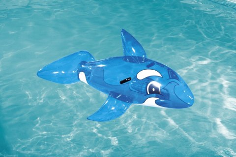 Bestway Bestway 41037 Delfin do pływania z uchwytami Transparentny 1.57m x 94cm Bestway Bestway 41037 Delfin do pływania z uchwytami Transparentny 1.57m x 94cm