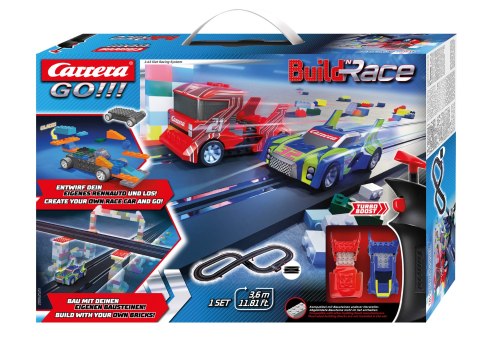 CARRERA Carrera Go 20062529 Build'n Race - Racing Set 3,6m