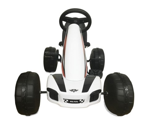 Milly Mally Gokart na pedały Viper White Milly Mally Gokart na pedały Viper White
