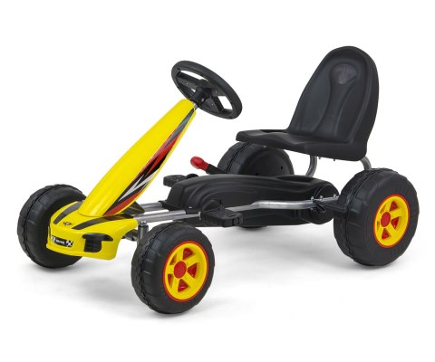 Milly Mally Gokart na pedały Viper Yellow Milly Mally Gokart na pedały Viper Yellow