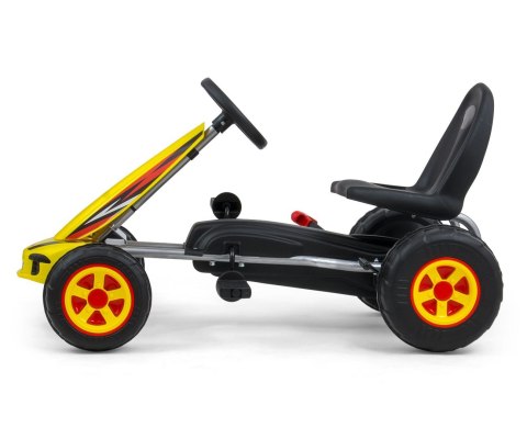 Milly Mally Gokart na pedały Viper Yellow Milly Mally Gokart na pedały Viper Yellow
