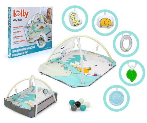 Milly Mally Mata niemowlęca 5w1 Lolly Elephant Milly Mally Mata niemowlęca 5w1 Lolly Elephant