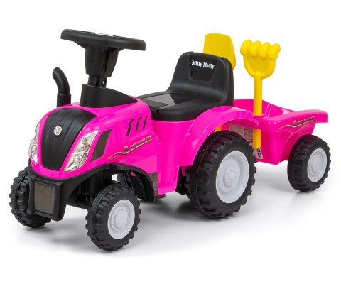 Milly Mally Pojazd New Holland T7 Traktor Pink Milly Mally Pojazd New Holland T7 Traktor Pink