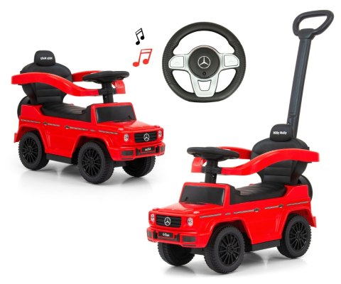 Milly Mally Pojazd z rączką MERCEDES G350d Red Milly Mally Pojazd z rączką MERCEDES G350d Red