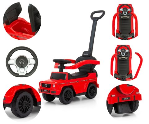Milly Mally Pojazd z rączką MERCEDES G350d Red Milly Mally Pojazd z rączką MERCEDES G350d Red