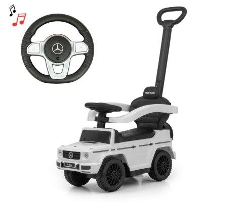 Milly Mally Pojazd z rączką MERCEDES G350d White Milly Mally Pojazd z rączką MERCEDES G350d White