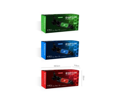Qplay Qplay Hulajnoga Honeycomb Red