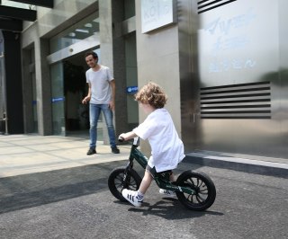 Qplay Qplay Rowerek Biegowy Racer Green