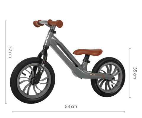 Qplay Qplay Rowerek Biegowy Racer Grey
