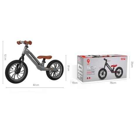 Qplay Qplay Rowerek Biegowy Racer Grey