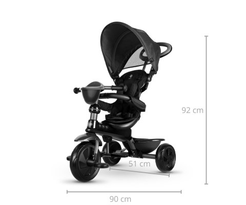 Qplay Qplay Rowerek Trójkołowy Cosy Black Qplay Qplay Rowerek Trójkołowy Cosy Black