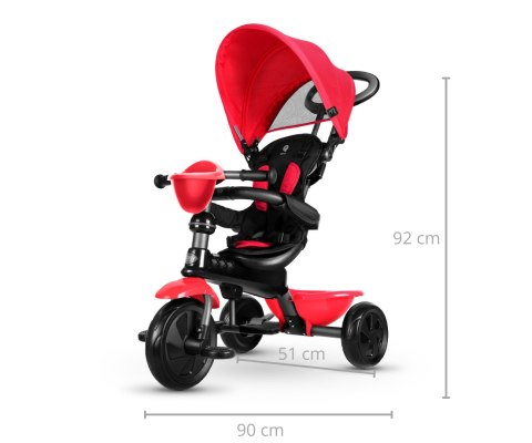 Qplay Qplay Rowerek Trójkołowy Cosy Red Qplay Qplay Rowerek Trójkołowy Cosy Red