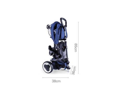 Qplay Qplay Rowerek Trójkołowy Rito Plus Blue Qplay Qplay Rowerek Trójkołowy Rito Plus Blue