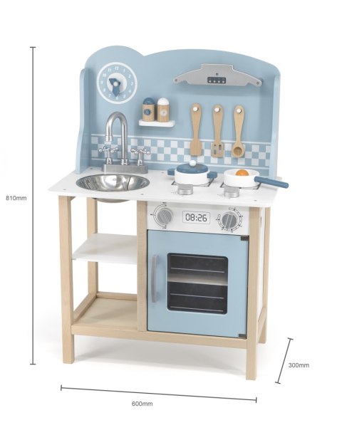 Viga Viga 44047 PolarB Kuchnia z akcesoriami silver-blue Viga Viga 44047 PolarB Kuchnia z akcesoriami silver-blue