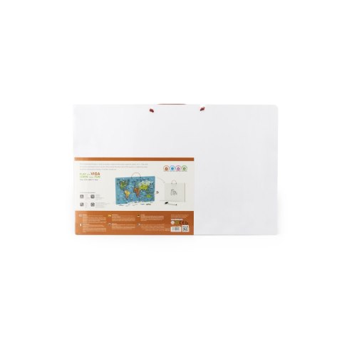 Viga Viga 44508 2w1 Tablica edukacyjna z magnetyczną mapą świata