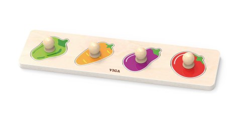 Viga Viga 44532 Pierwsze puzzle z uchwytami - warzywa Viga Viga 44532 Pierwsze puzzle z uchwytami - warzywa