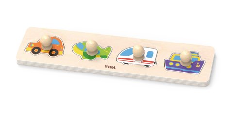Viga Viga 44534 Pierwsze puzzle z uchwytami - transport Viga Viga 44534 Pierwsze puzzle z uchwytami - transport