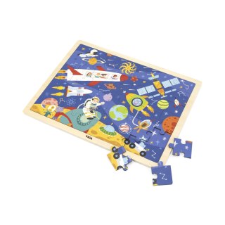 Viga Viga 44586 Puzzle na podkładce 48 elementów - poznajemy kosmos