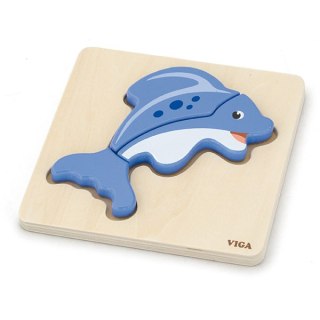 Viga Viga 59934 Pierwsze puzzle maluszka - rybka