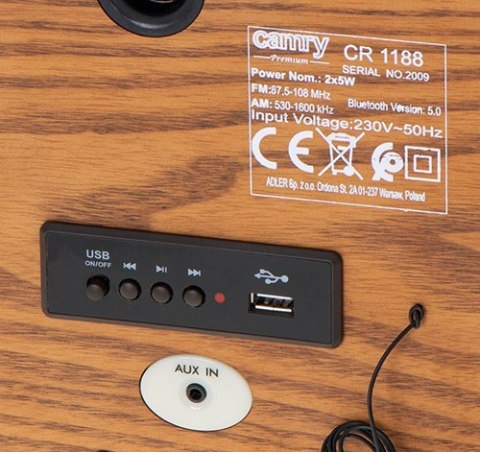 Camry | Retro Radio | CR 1188 | Drewniane Camry | Retro Radio | CR 1188 | Drewniane