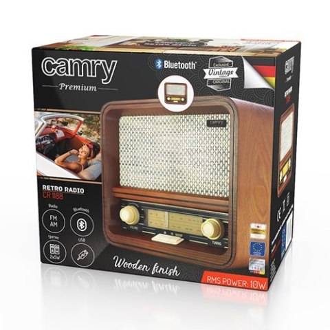 Camry | Retro Radio | CR 1188 | Drewniane Camry | Retro Radio | CR 1188 | Drewniane