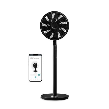 Duux | Wentylator | Whisper Flex Ultimate Smart | Wentylator stojący | Czarny | Średnica 34 cm | Liczba prędkości 30 | Oscylacja Duux | Wentylator | Whisper Flex Ultimate Smart | Wentylator stojący | Czarny | Średnica 34 cm | Liczba prędkości 30 | Oscylacja