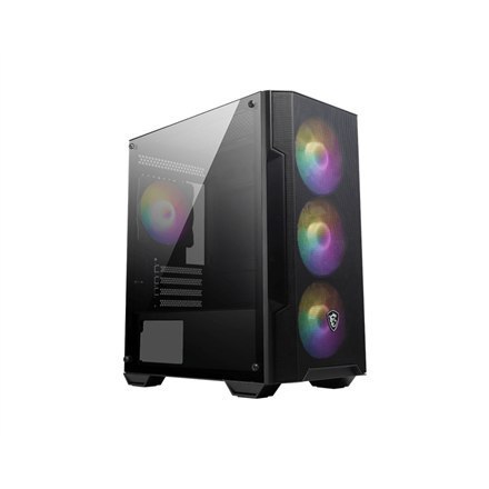 MSI PC Case MAG FORGE M100A Black Micro ATX Tower Power supply included No MSI PC Case MAG FORGE M100A Black Micro ATX Tower Power supply included No