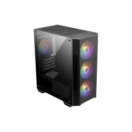 MSI PC Case MAG FORGE M100A Black Micro ATX Tower Power supply included No MSI PC Case MAG FORGE M100A Black Micro ATX Tower Power supply included No