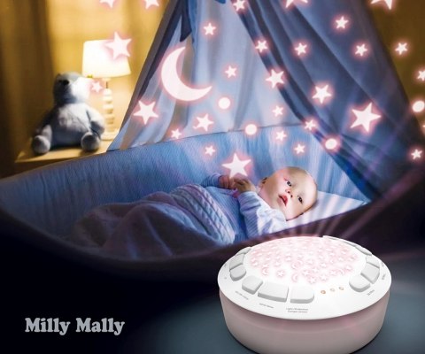 Milly Mally Milly Mally Zabawka pluszowa z Projektorem Milly Bear Pink