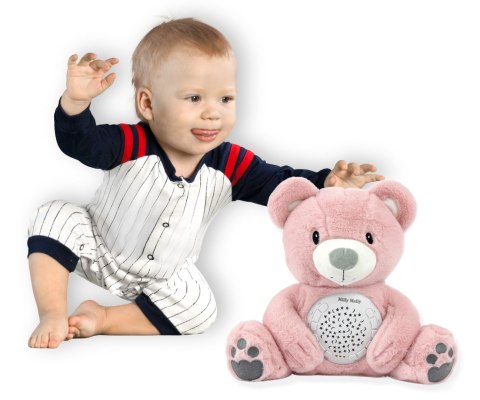 Milly Mally Milly Mally Zabawka pluszowa z Projektorem Milly Bear Pink